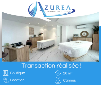 Location d'une boutique de 26 m² à Cannes