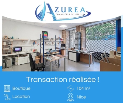 Location Local - 104 m² - Nice