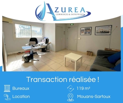 Location Bureaux - 119 m² - Mouans-Sartoux