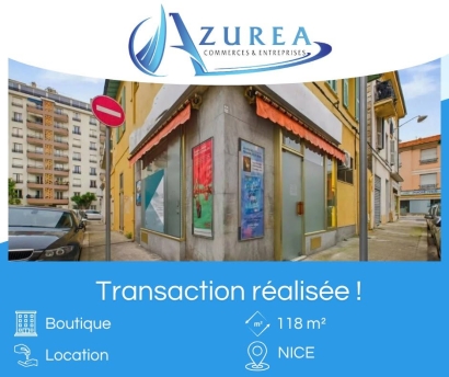 Location Boutique - 118 m² - Nice