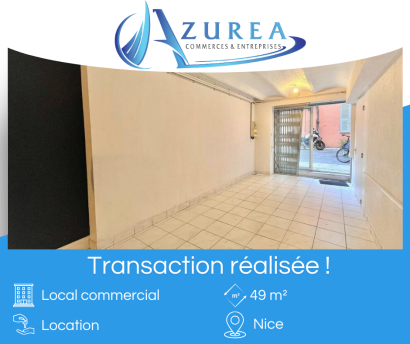 Location d'un local commercial de 49m²