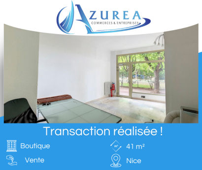 Vente de Murs Commerciaux d'une boutique de 41 m² à Nice