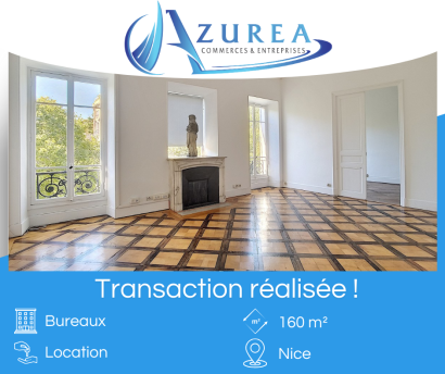 Location d'un bureau de 160 m² à Nice