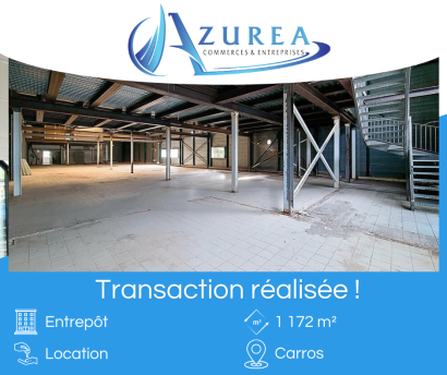 Location d'un entrepôt de 1172 m² - Zone industrielle de Carros