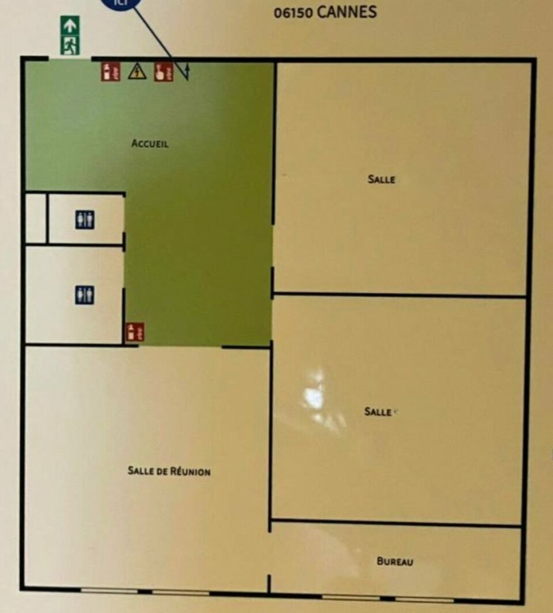 Photo 8 – vente bureaux	CANNES LA BOCCA (06150)