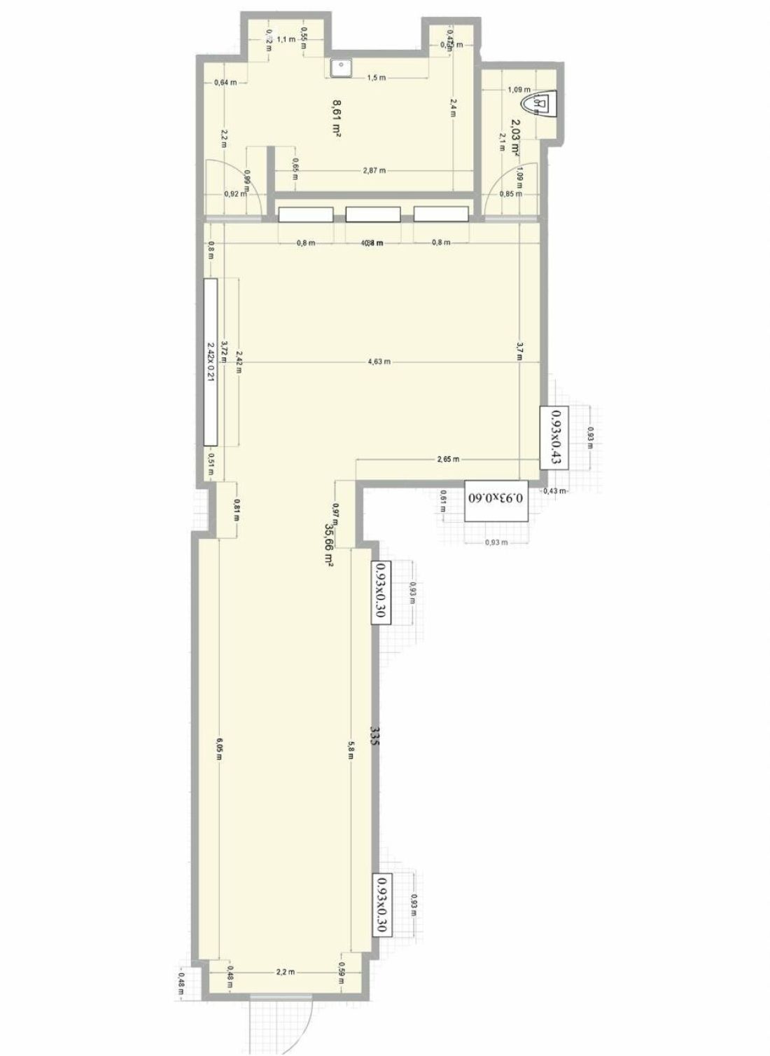 Photo 2 – cession de bail Locaux commerciaux	NICE (06000)